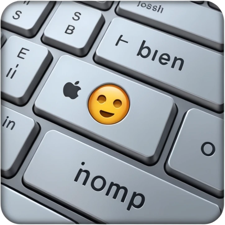 a search bar on a keyboard emoji