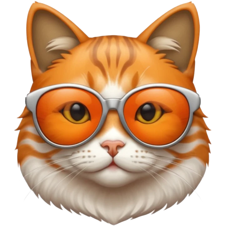 Cat wearing sunglasses emoji