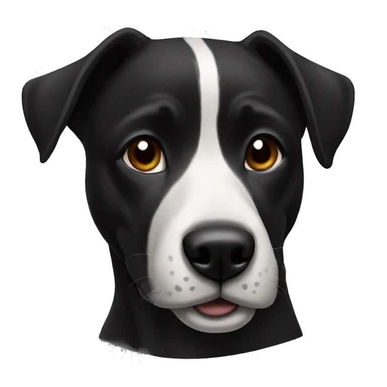 Perro negro emoji
