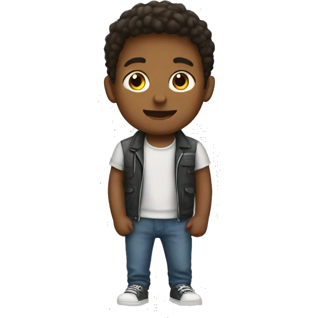 a boy doing whatever emoji