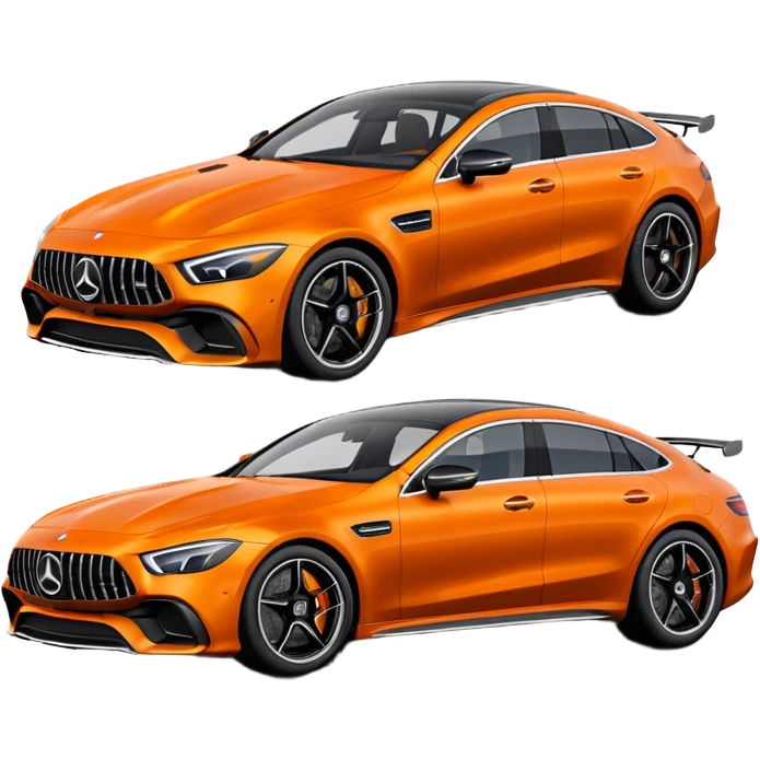 Mercedes amg gt 63 orange colour emoji