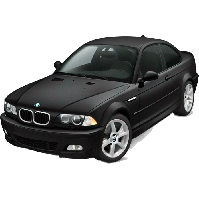 black bmw e46 emoji