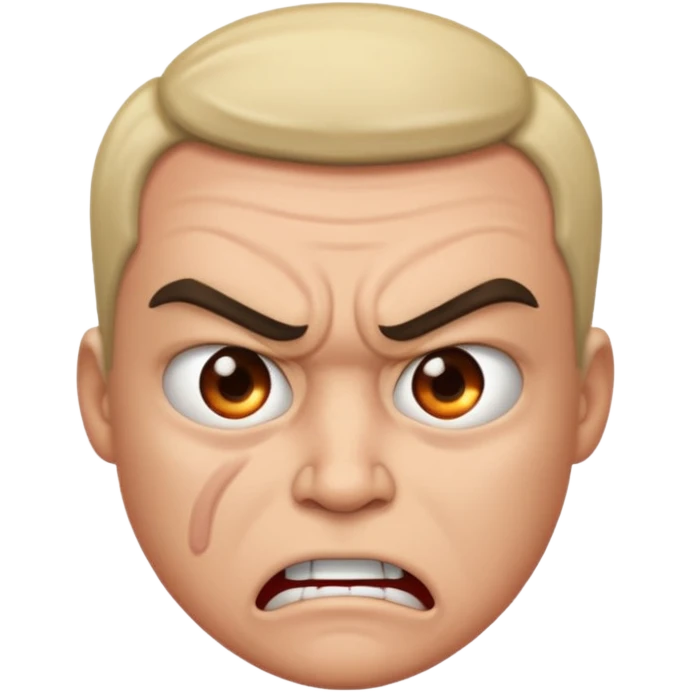 Angry butthole emoji