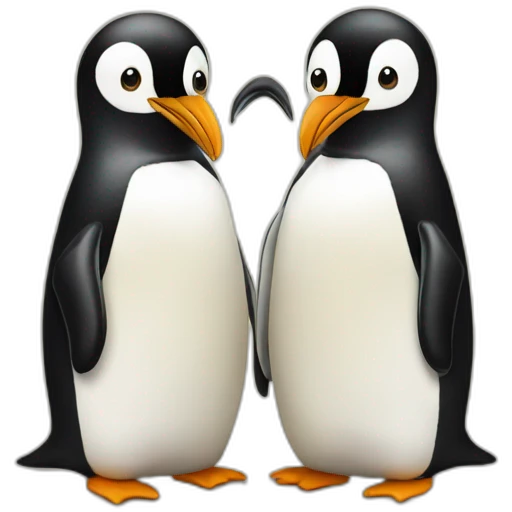 penguine couple emoji