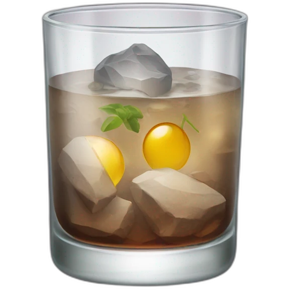 rocks glass cocktail emoji