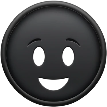 Black circle emoji