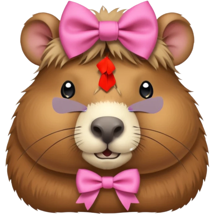 Capibara coquette  emoji