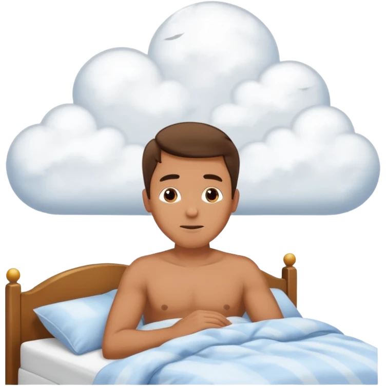 🙋🏻‍♂️🛏️☁️🙇🏻‍♀️ emoji