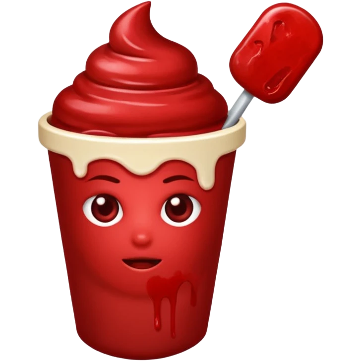 xixi com sangue emoji