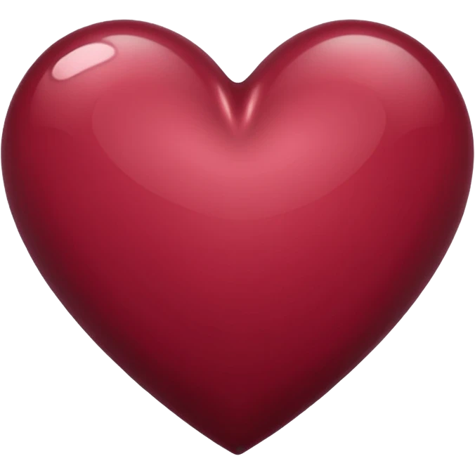 heart burgundy emoji