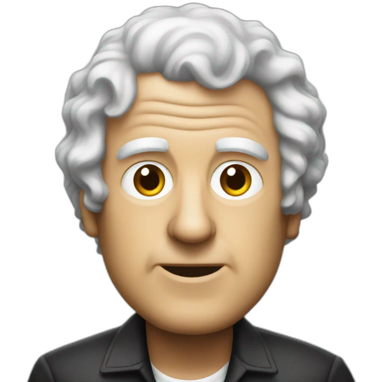 Bob Moog looking sideways emoji