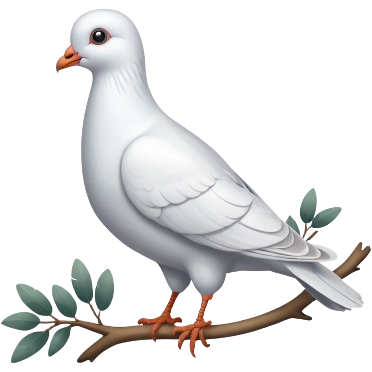 white pigeon emoji