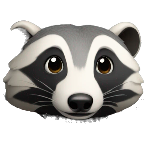 Badger in a car emoji