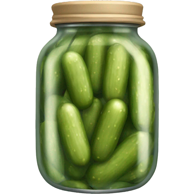 a jar of pickles emoji