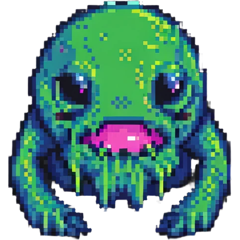 Slime monster emoji