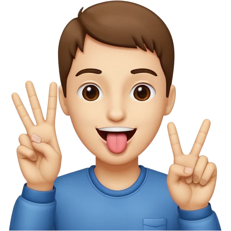 🤤🤟👂👂 emoji