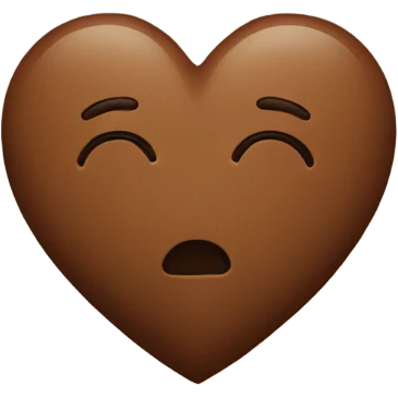 Brown Heart emoji