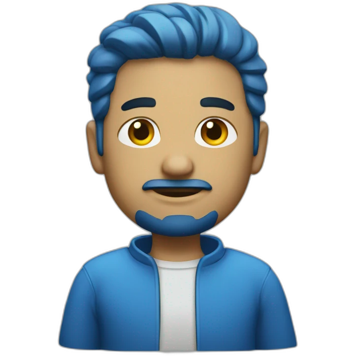 blue heavy plus emoji