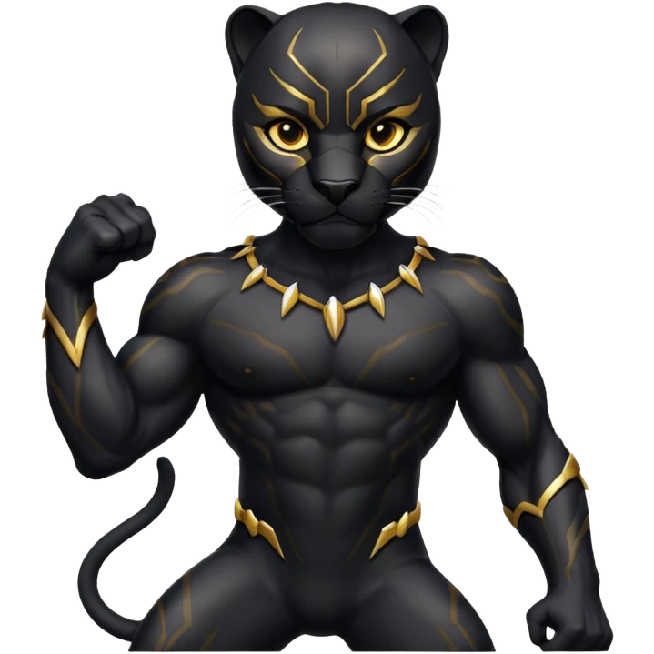Black panther  emoji