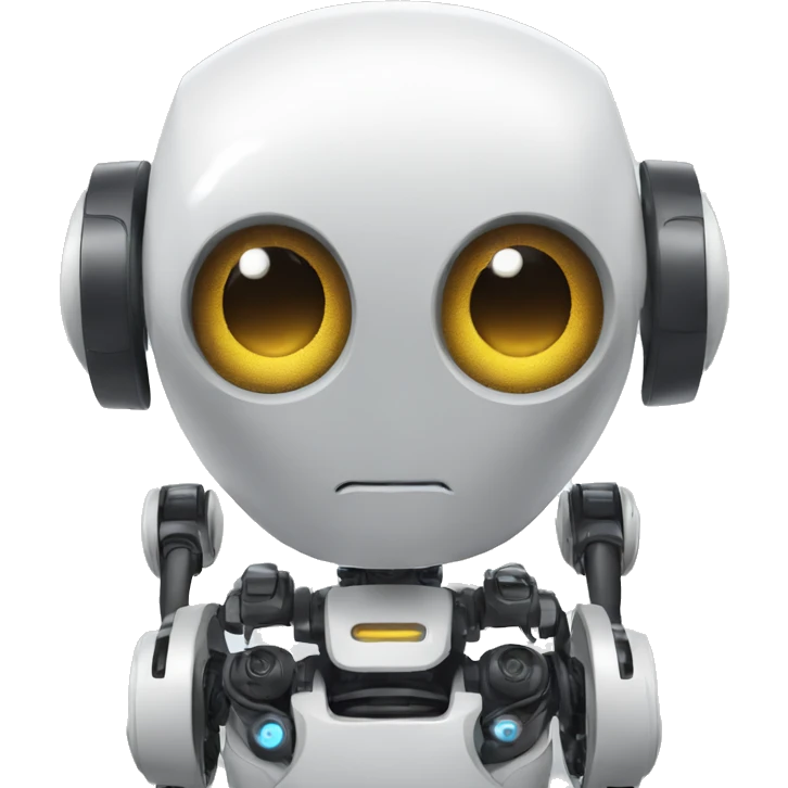 Smart robot with ai emoji