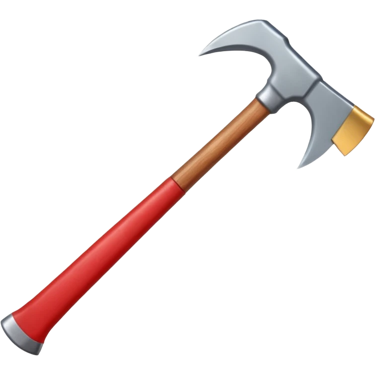 A red Axe  emoji