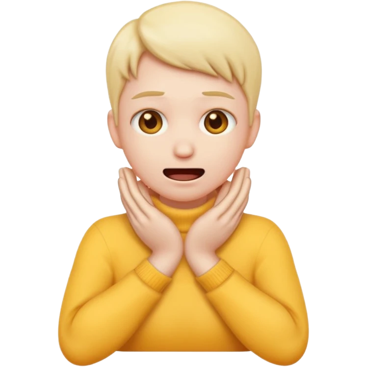 An emoji with hands gripping their neck and squeezing emoji