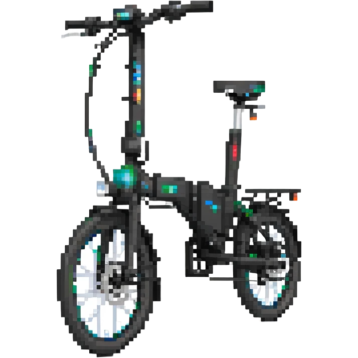 black e-bike emoji