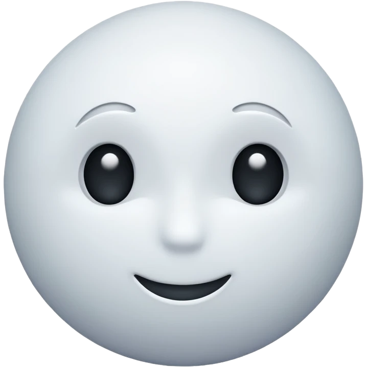 white moon emoji