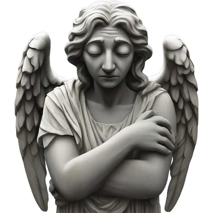 Weeping angel emoji