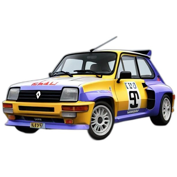renault 5 turbo rally emoji