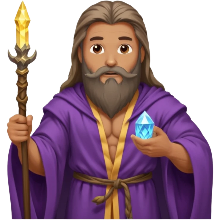 Strong Wizard  with muscles emoji