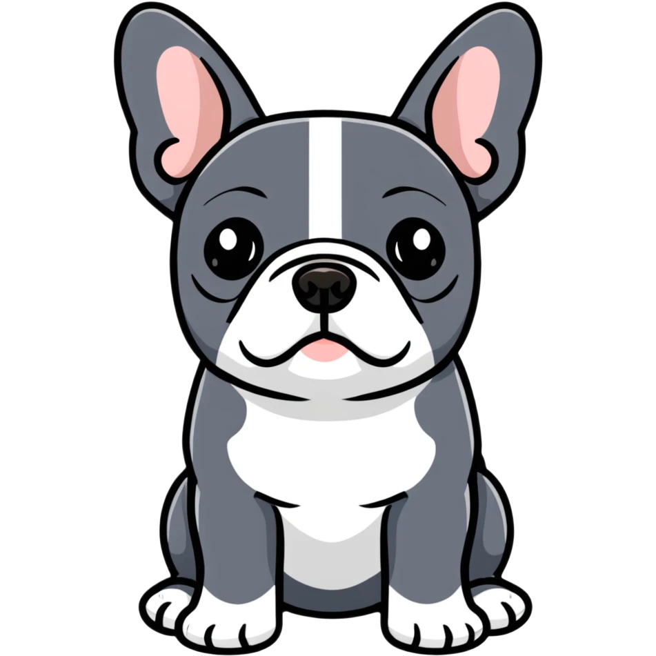 Bouldog frances emoji