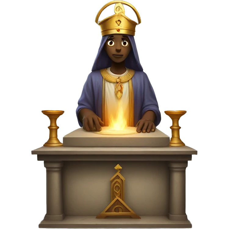 Levite on Altar of sacrifice emoji
