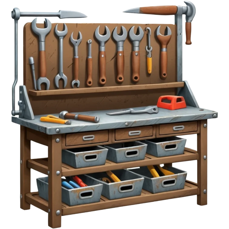 Wooden Tool Bench emoji