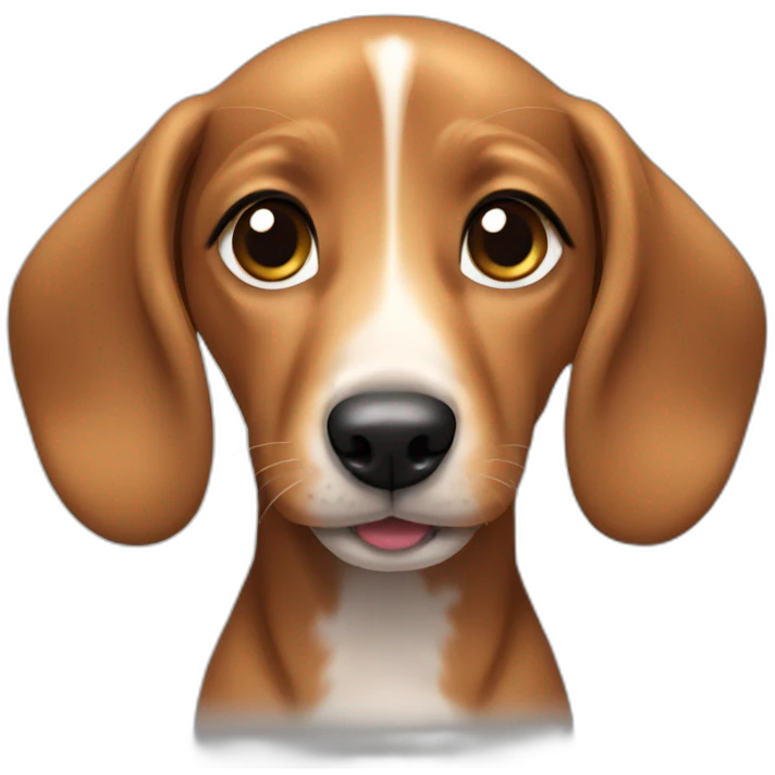Dashund puppy emoji