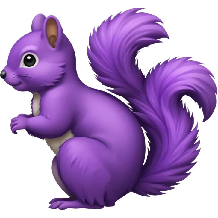 purple squirrel emoji