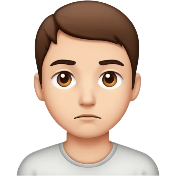 Uncomfortable side eye emoji