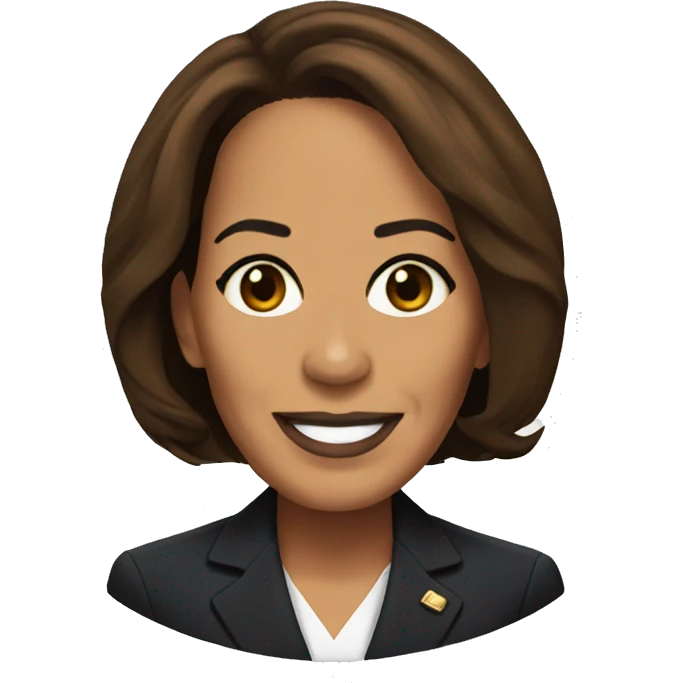 Kamala Harris headshot emoji
