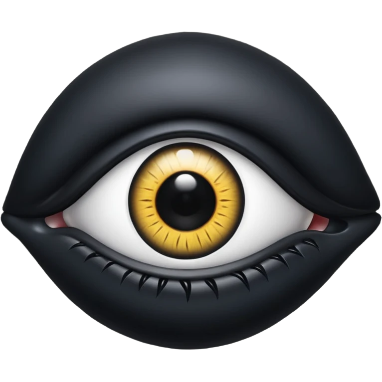 1 big gothic eye  emoji