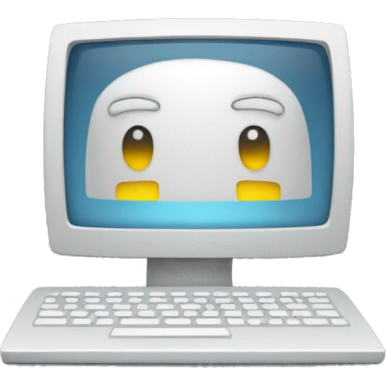 data analytics icon with computer emoji
