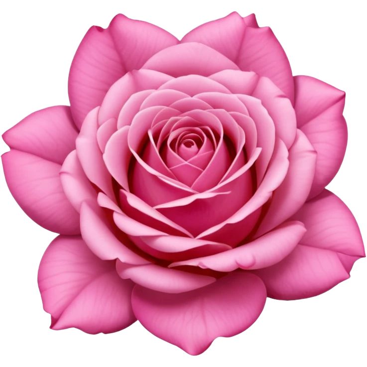 “A Polaroid photo of a pink rose  emoji