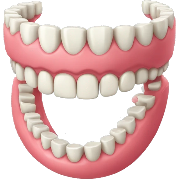 Jumping dentures emoji