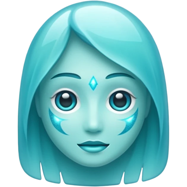 glitter cian panthom emoji