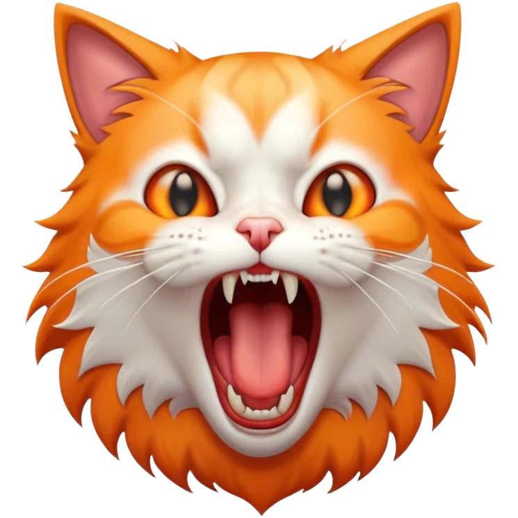 screaming cat emoji