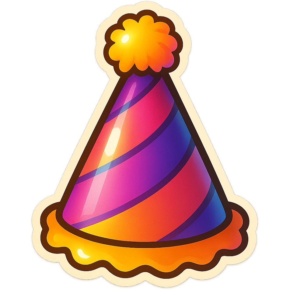 party hat emoji