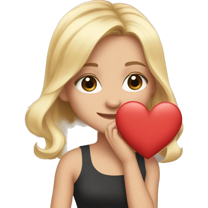 A heart made Witherspoon one hand emoji