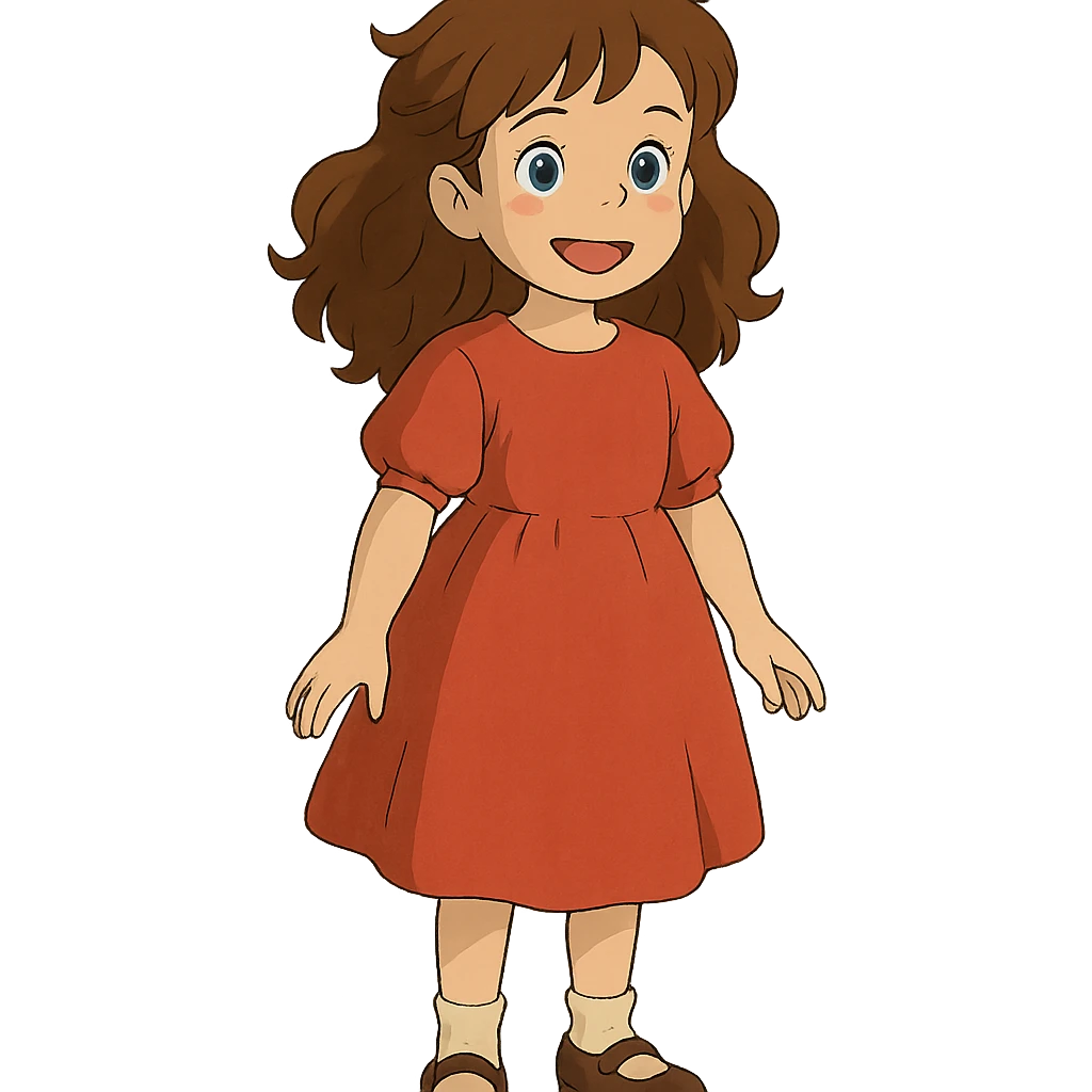 whimsical character of Blakeleigh in ghibli style emoji