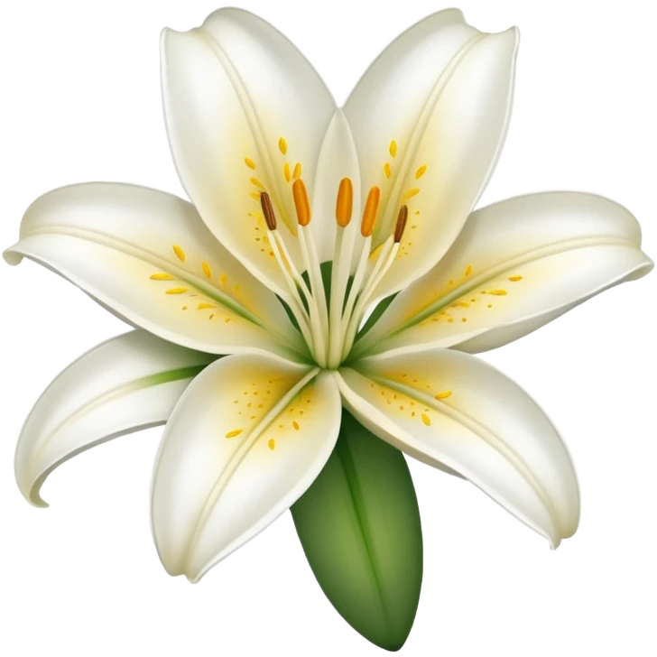 Lily flower emoji