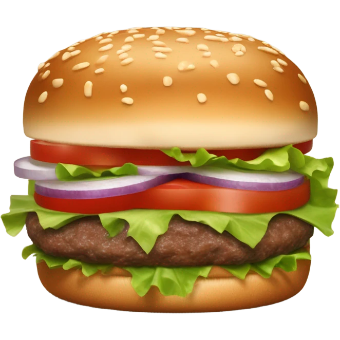 Burger King whopper being delivered  emoji