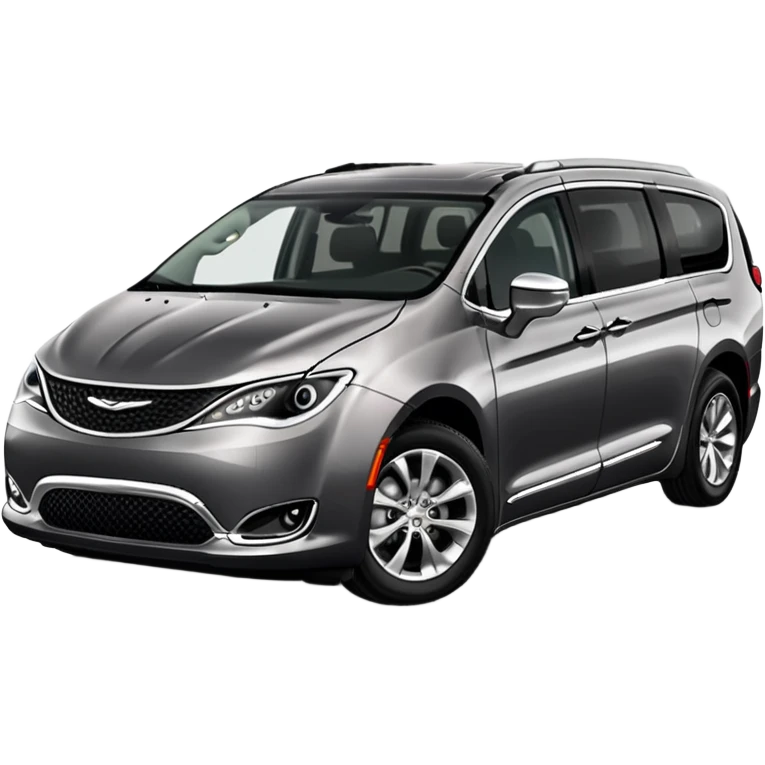Dark gray Chrysler Pacifica minivan emoji